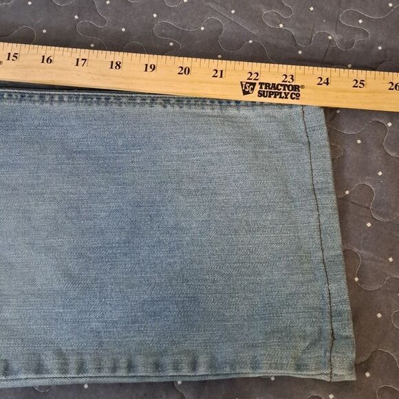 Wrangler Slim Straight Light Blue Denim Jeans size 38 - Picture 6 of 7